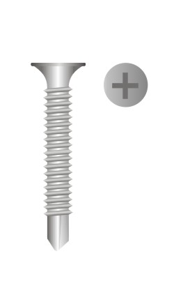 picture of phillips buggle head self drilling screw