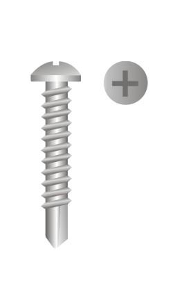 picture of phillips pan head self drilling screw
