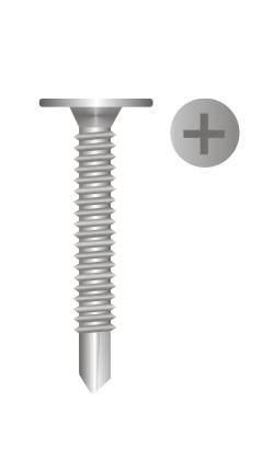 picture of phillips wafer head self drilling screw