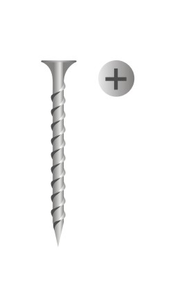 picture of phillips bugle head coated exterior dry wall screw
