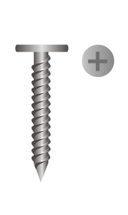 picture of phillips pancake head sharp point screw