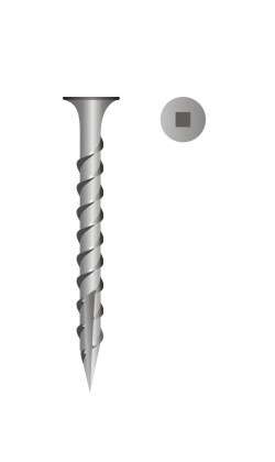 picture of square drive bugle head type 17 point screw