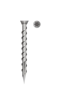 picture of star drive trim head type 17 point screw